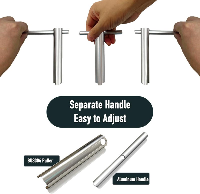 Welvzen Upgraded Retainer Removal Tool & Screw Set for 1224 Cartridge with Handle, Easy to Push & Pull Rebuild Puller Kit for 1224 Retainer Faucet Replacement Repair Parts - Image 4